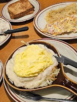 Country Skillet Ham & Cheese Omelet Pancakes Biscuits and Gravy Wheat Toast